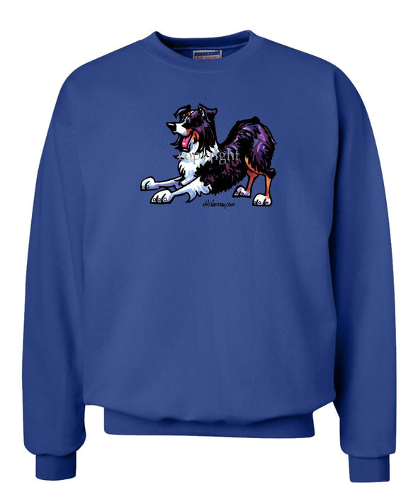 Australian Shepherd  Black Tri - Cool Dog - Sweatshirt