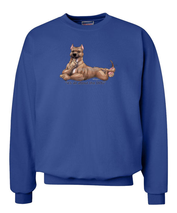 American Staffordshire Terrier - All About The Dog - Sweatshirt