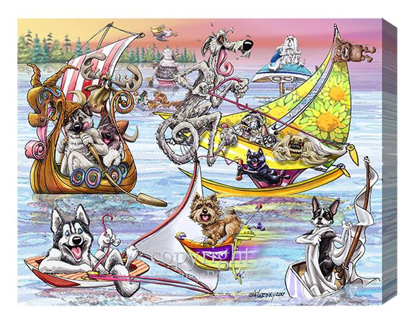 Sail Boat Regata - Calendar Canvas