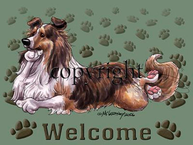 Shetland Sheepdog - Welcome - Mat