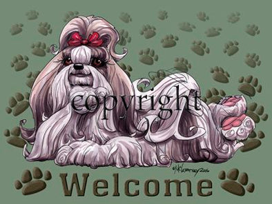 Shih Tzu - Welcome - Mat