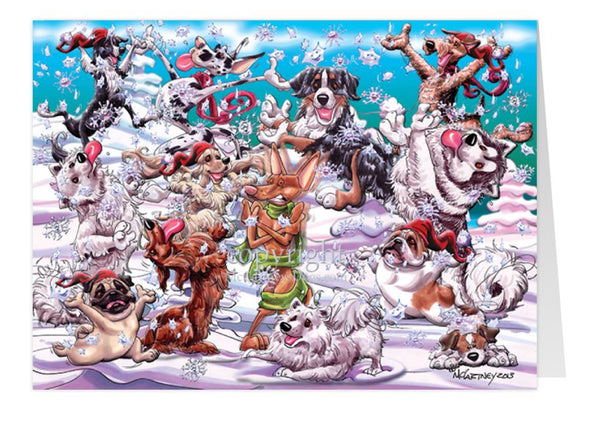 Snowflakes - Christmas Gatherings - Christmas Card