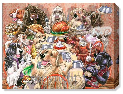 Thanksgiving Traditional Dinner - Calendar Canvas
