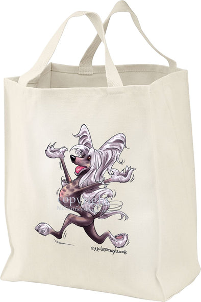 Chinese Crested - Happy Dog - Tote Bag