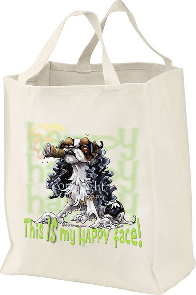 English Toy Spaniel - Who's A Happy Dog - Tote Bag