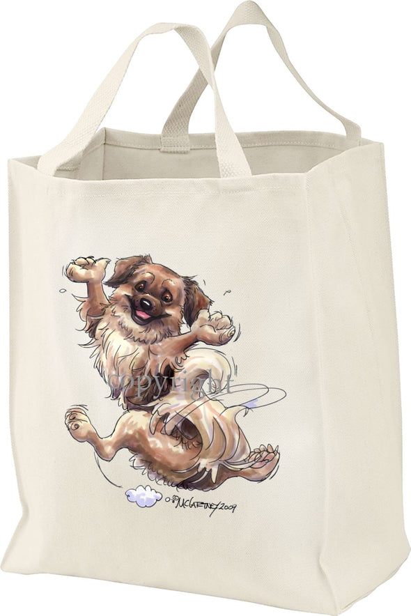 Tibetan Spaniel - Happy Dog - Tote Bag