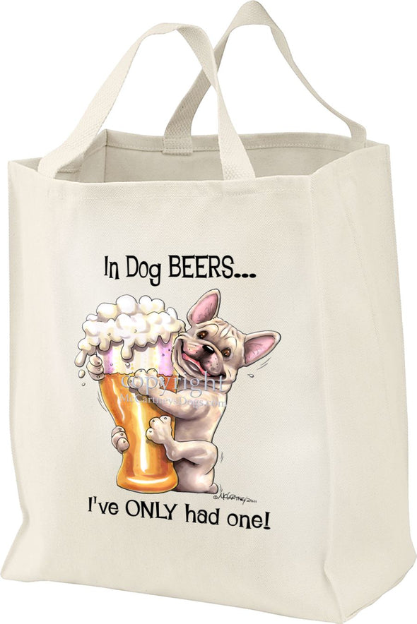 French Bulldog - Dog Beers - Tote Bag
