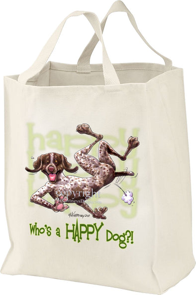 German Shorthaired Pointer - Who's A Happy Dog - Tote Bag