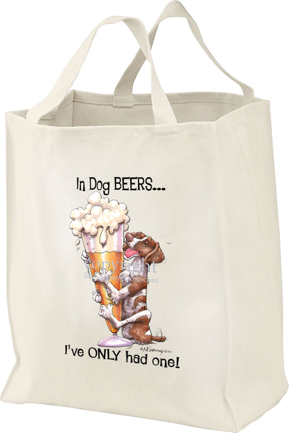 Brittany - Dog Beers - Tote Bag