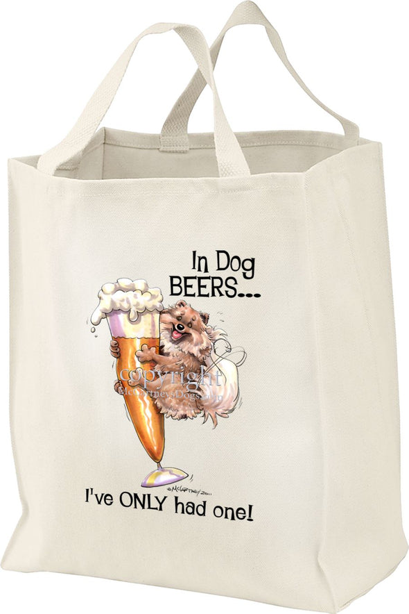 Pomeranian - Dog Beers - Tote Bag