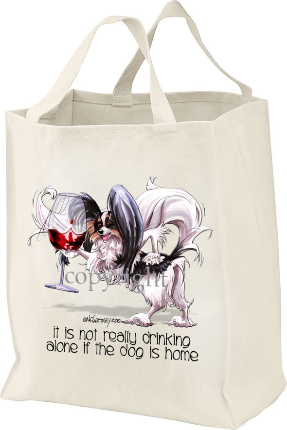 Papillon - It's Not Drinking Alone - Tote Bag