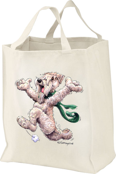 Soft Coated Wheaten - Happy Dog - Tote Bag