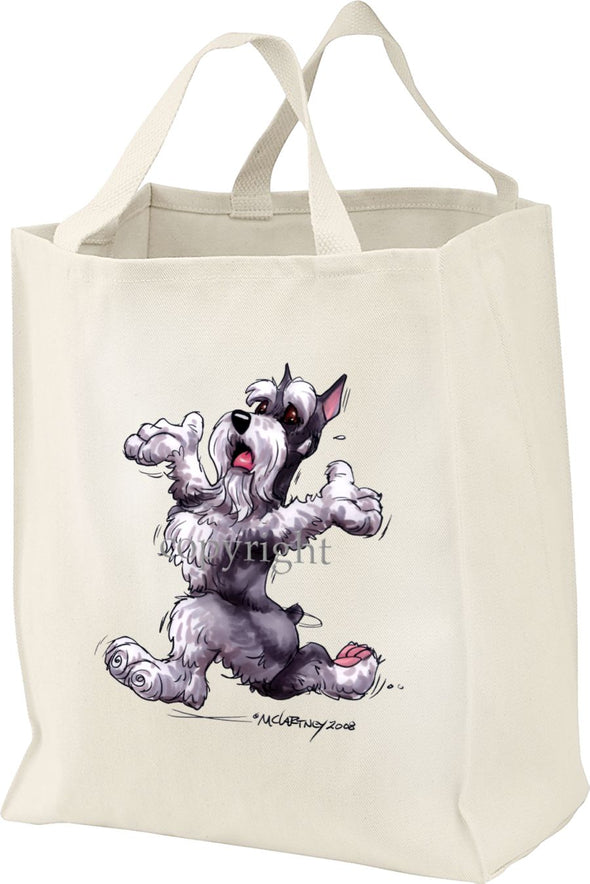 Schnauzer - Happy Dog - Tote Bag
