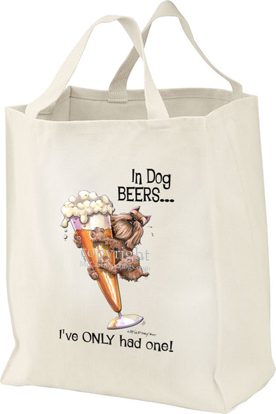 Brussels Griffon - Dog Beers - Tote Bag
