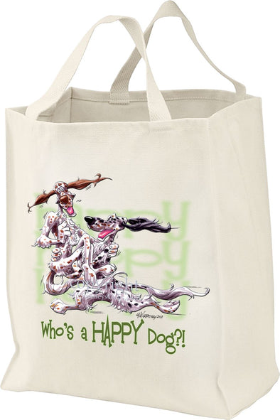 English Setter - Who's A Happy Dog - Tote Bag