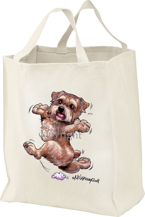 Norfolk Terrier - Happy Dog - Tote Bag