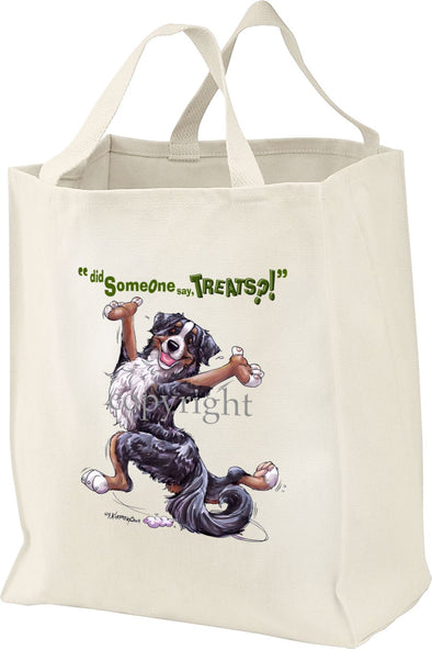 Bernese Mountain Dog - Treats - Tote Bag