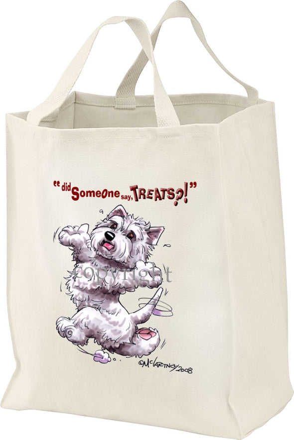 West Highland Terrier - Treats - Tote Bag
