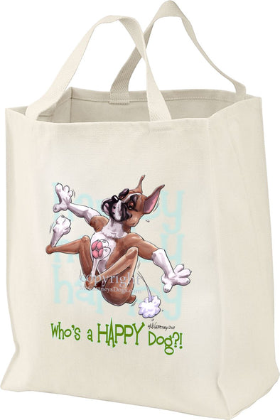 Boxer - Who's A Happy Dog - Tote Bag