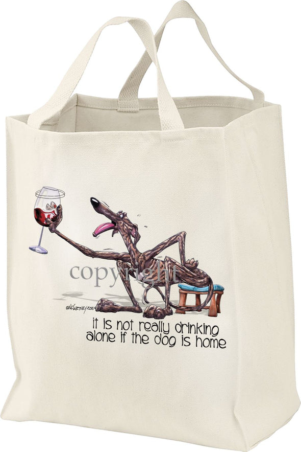 Greyhound - It's Not Drinking Alone - Tote Bag