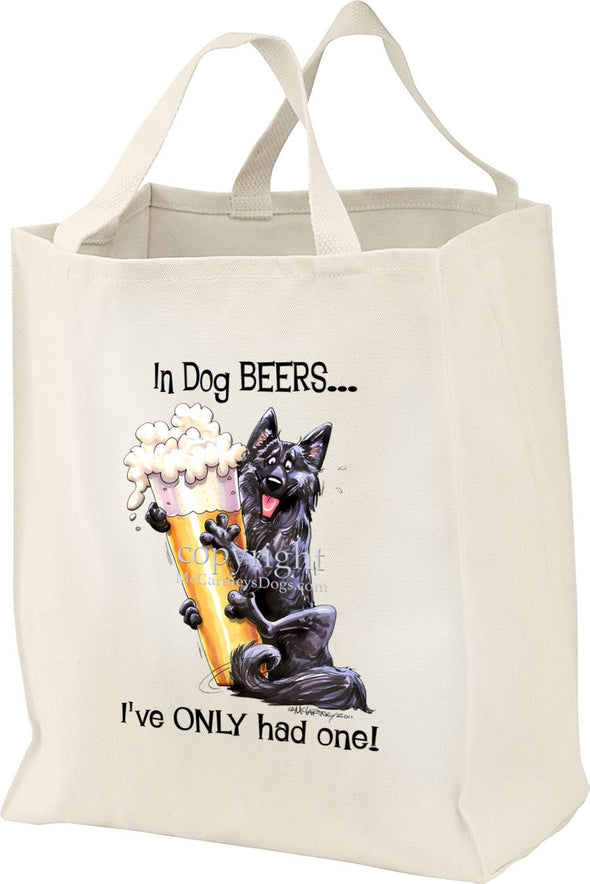 Belgian Sheepdog - Dog Beers - Tote Bag