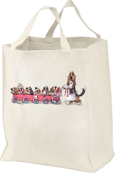 Basset Hound - Puppy Stroller - Mike's Faves - Tote Bag