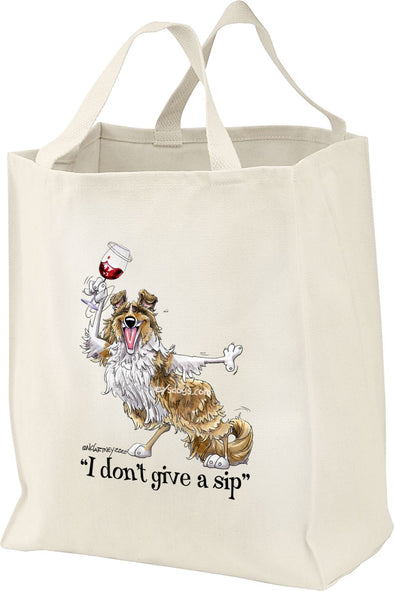 Collie - Dont Give A Sip - Mike's Faves - Tote Bag