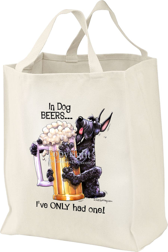 Giant Schnauzer - Dog Beers - Tote Bag
