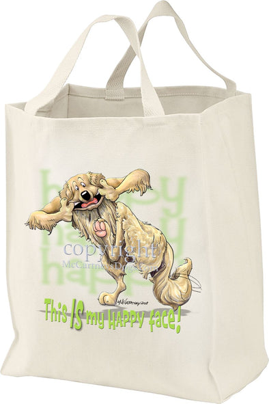 Golden Retriever - 2 - Who's A Happy Dog - Tote Bag