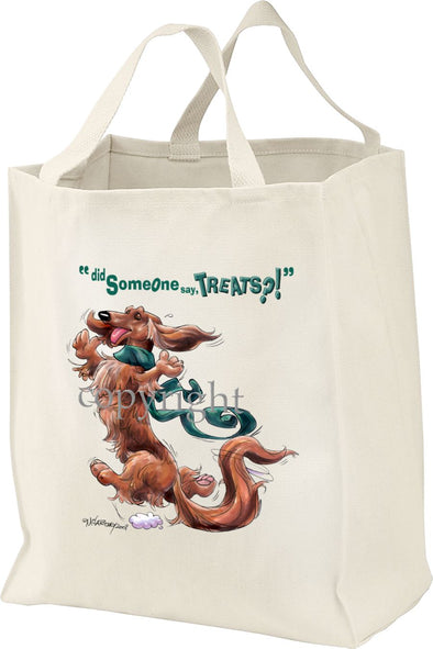 Dachshund  Longhaired - Treats - Tote Bag