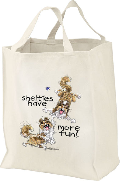 Shetland Sheepdog - More Fun - Mike's Faves - Tote Bag