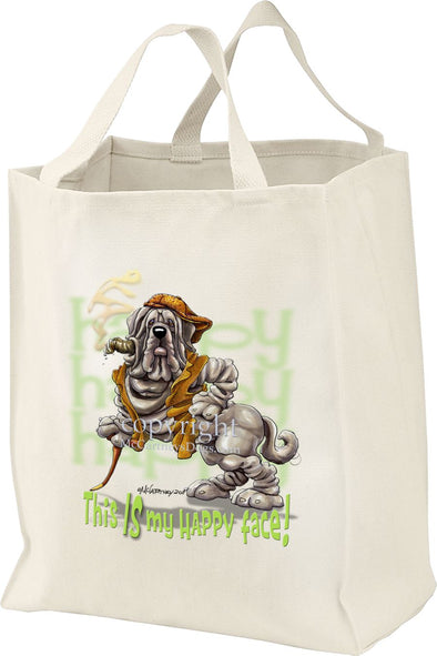 Neopolitan Mastiff - Who's A Happy Dog - Tote Bag