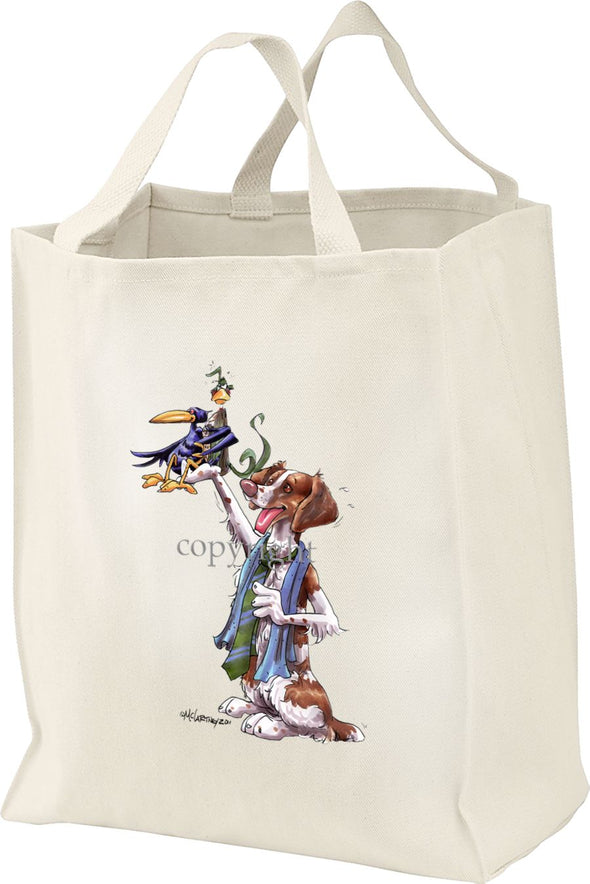 Brittany - Holding Crow - Mike's Faves - Tote Bag