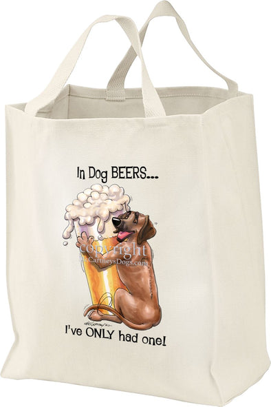 Rhodesian Ridgeback - Dog Beers - Tote Bag