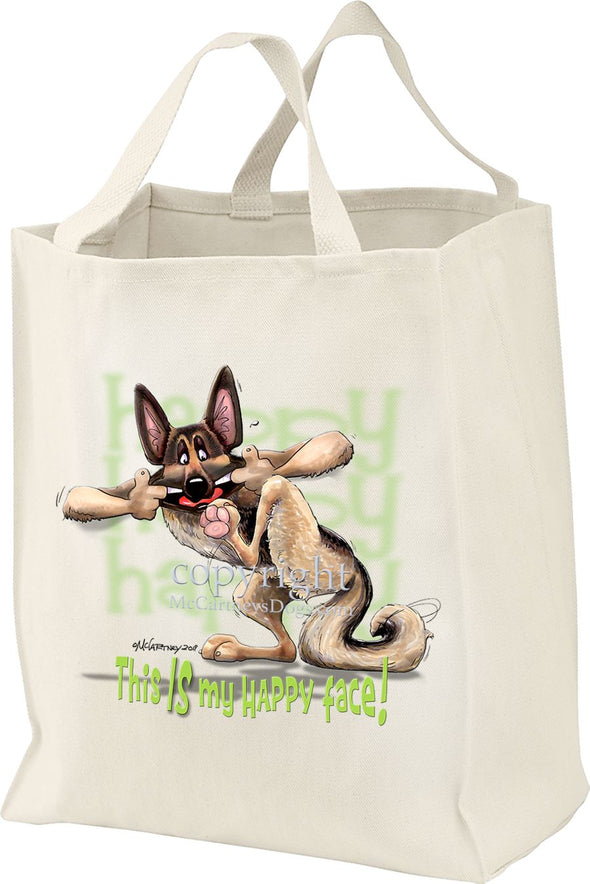 German Shepherd - 4 - Who's A Happy Dog - Tote Bag