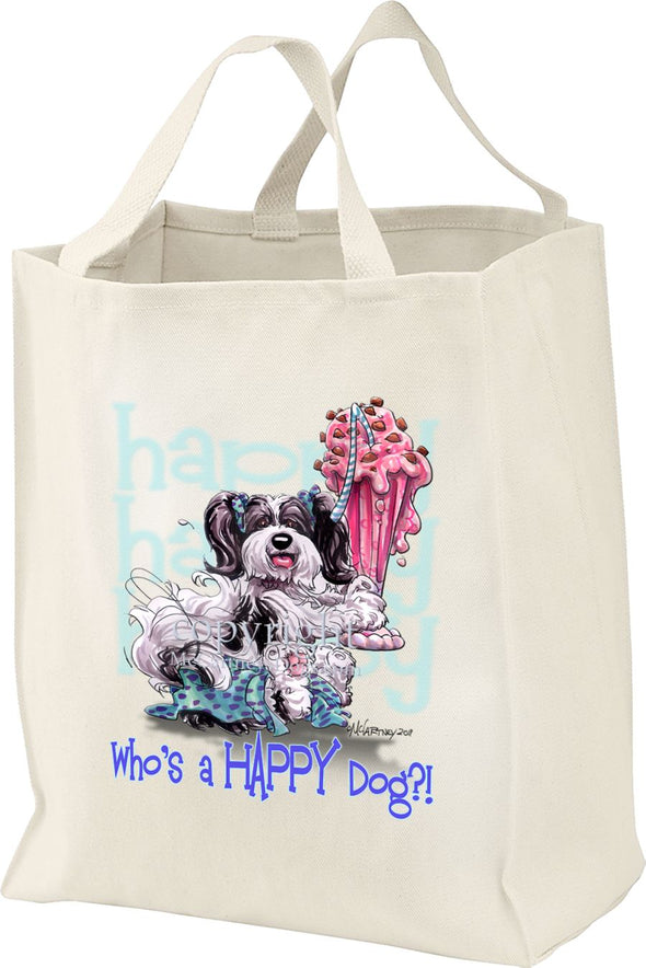 Havanese - Who's A Happy Dog - Tote Bag