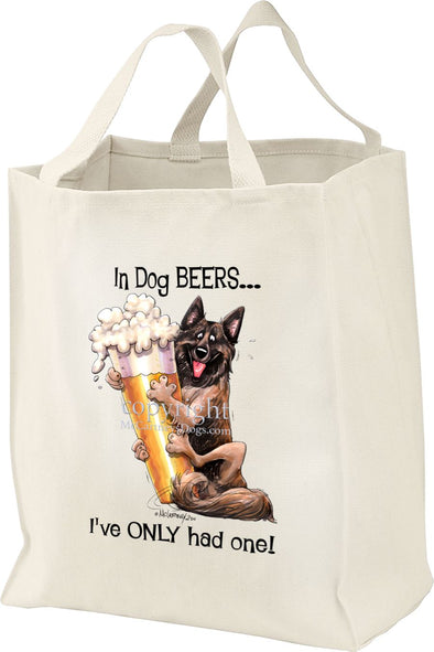 Belgian Tervuren - Dog Beers - Tote Bag
