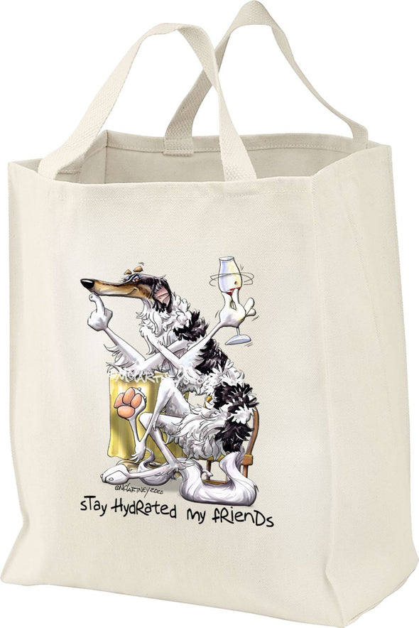 Borzoi - Stay Hydrated - Mike's Faves - Tote Bag