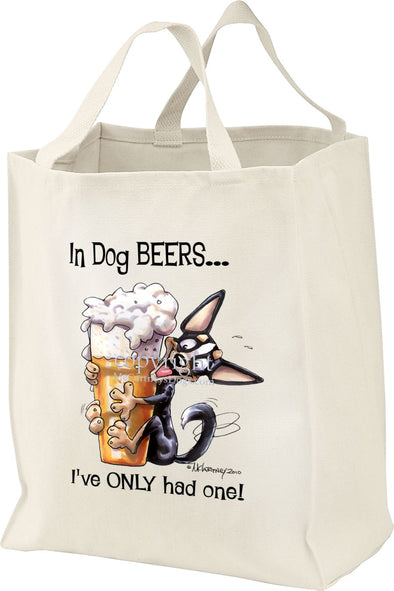 Chihuahua  Smooth - Dog Beers - Tote Bag