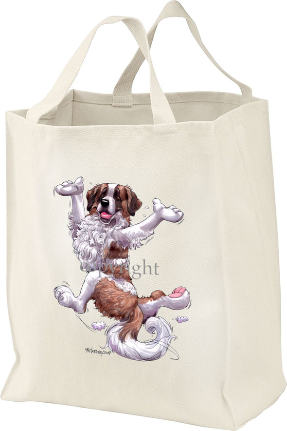 Saint Bernard - Happy Dog - Tote Bag