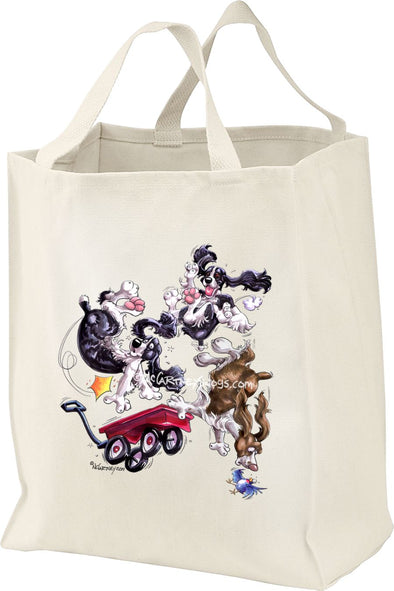 English Springer Spaniel - Group Wagon - Mike's Faves - Tote Bag