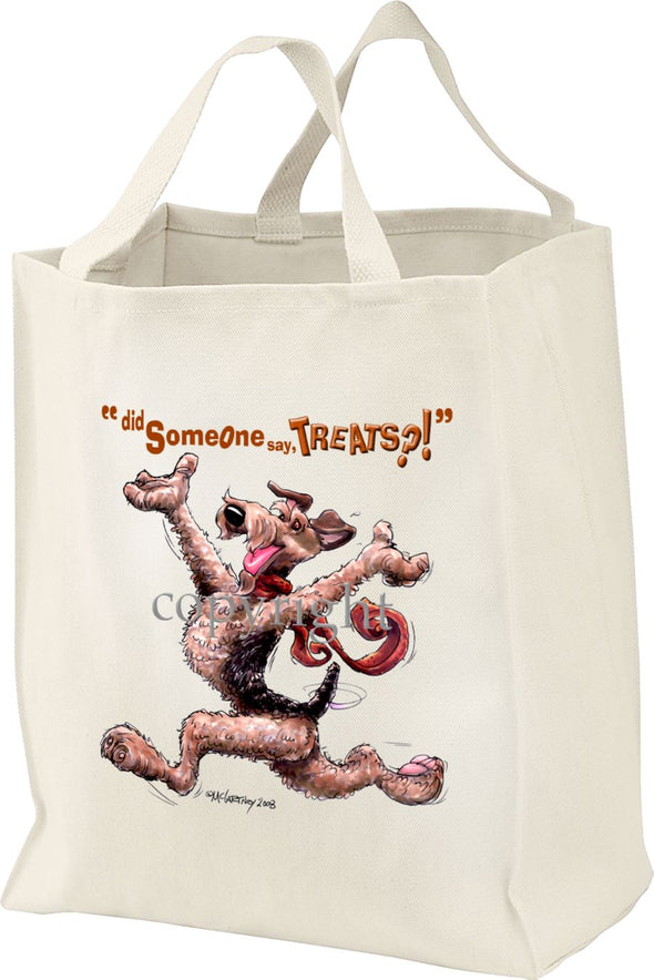 Airedale Terrier - Treats - Tote Bag