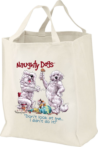 Great Pyrenees - Naughty Dogs - Mike's Faves - Tote Bag