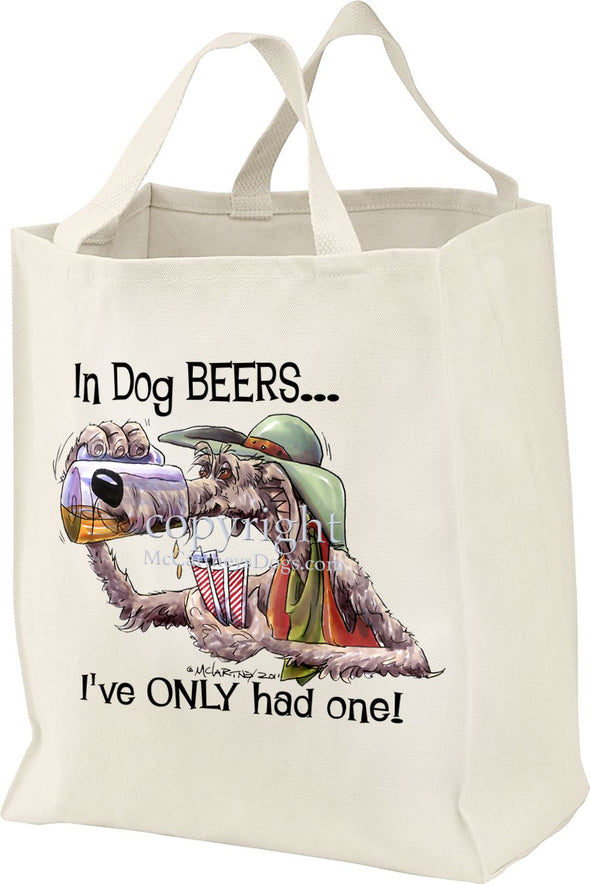 Irish Wolfhound - Dog Beers - Tote Bag