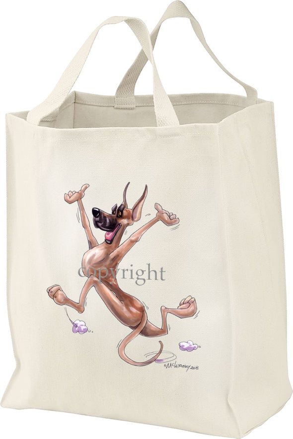 Great Dane - Happy Dog - Tote Bag