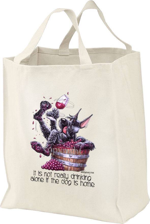 Giant Schnauzer - It's Not Drinking Alone - Tote Bag