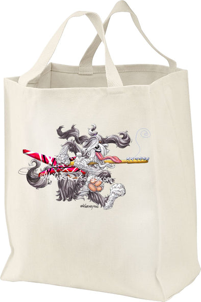 Bearded Collie - Rocker - Mike's Faves - Tote Bag