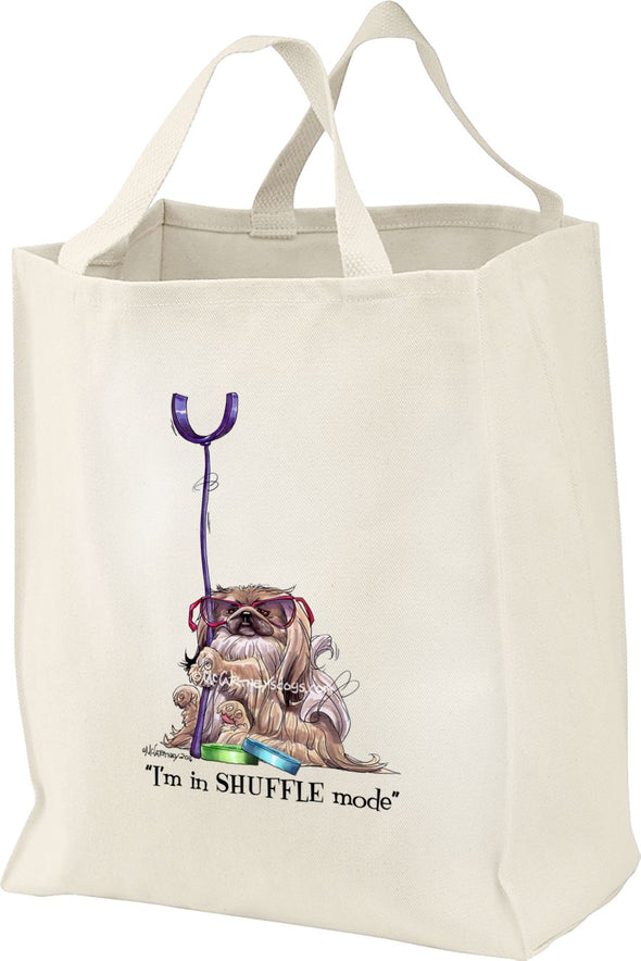 Pekingese - Shuffling - Mike's Faves - Tote Bag