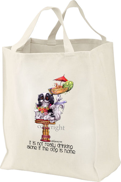 Japanese Chin - It's Not Drinking Alone - Tote Bag