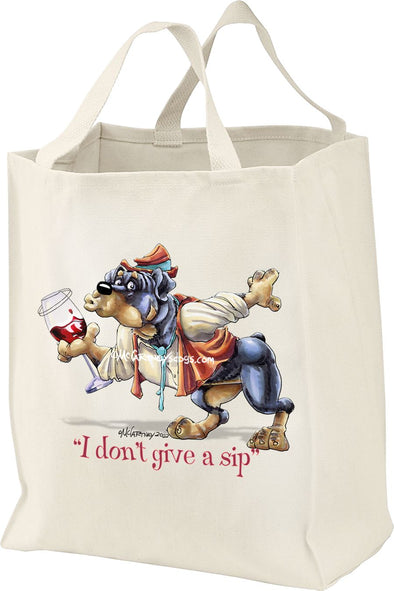 Rottweiler - I Don't Give a Sip - Tote Bag